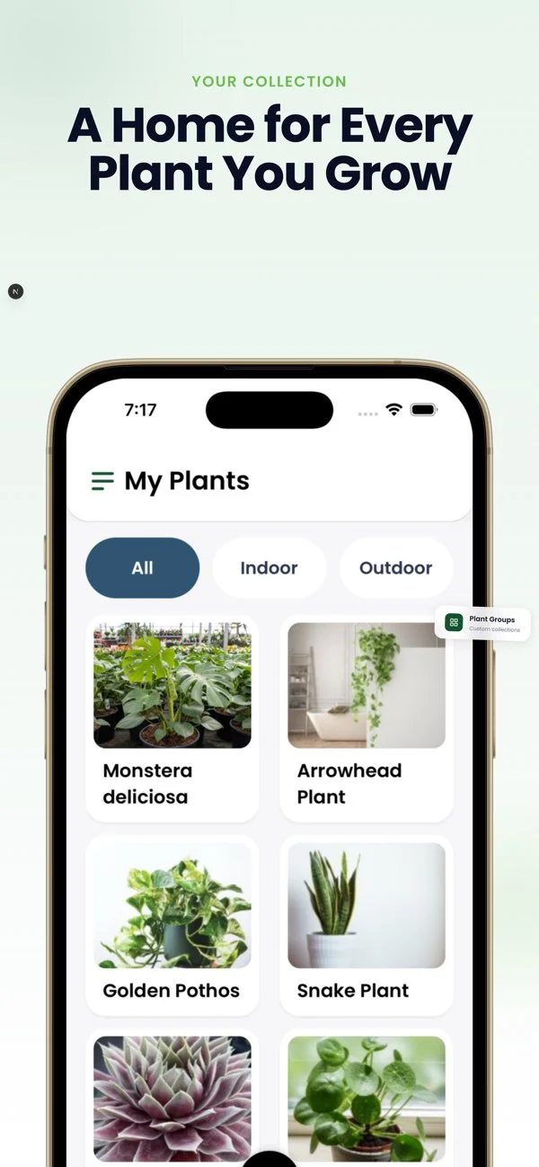 SmartPlant: My Plants library