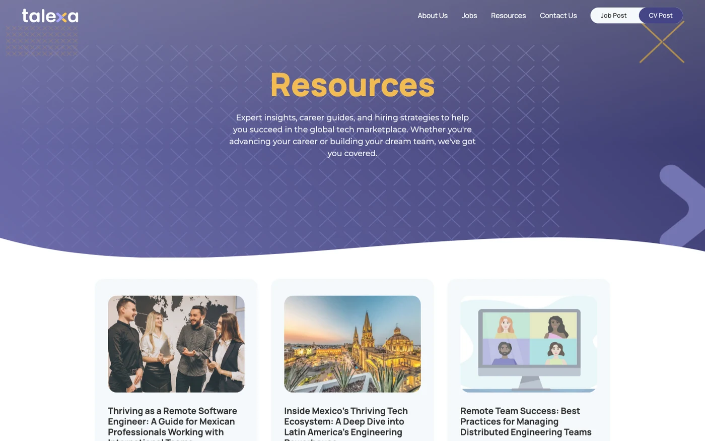 Talexa: Resources that build trust before the ask
