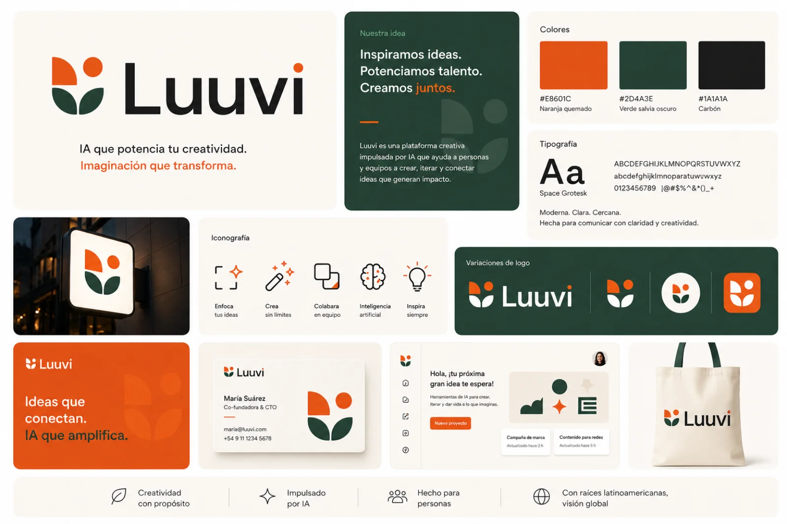 Luuvi: Brand identity